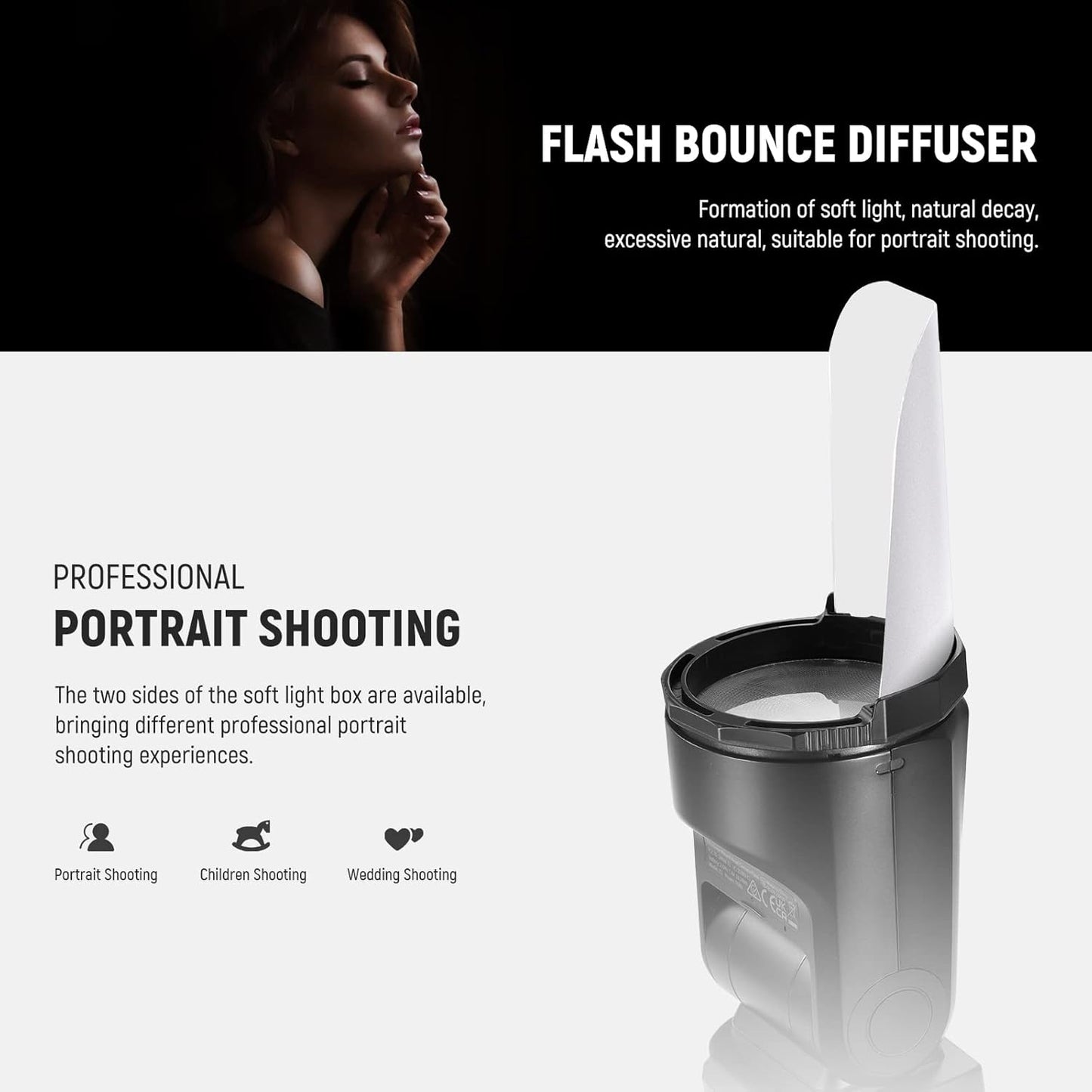 Neewer GM-M1 Round Head Flash Accessories Kit