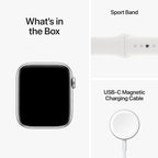 Apple Watch Series SE 2nd Gen (GPS, 44mm) - Silver/White (Renewed)