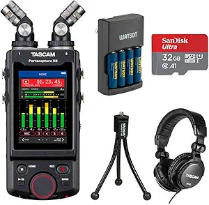 Tascam Portacapture X8 6-Input Multitrack Recorder Bundle