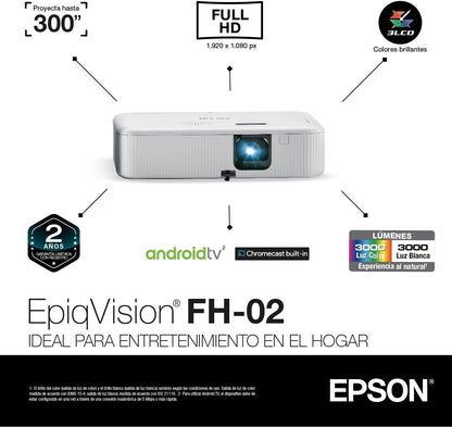 Epson V11HA85020 EpiqVision Flex Smart Portable Projector
