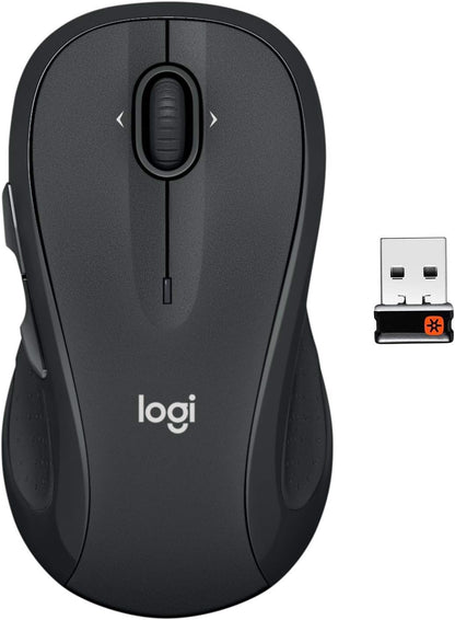 Logitech M510 Renewed Wireless Graphite Computer Mouse