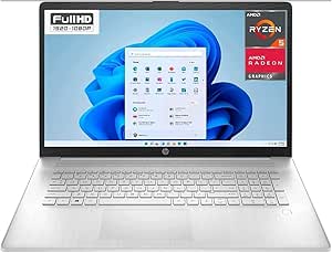 HP 2021 17.3" FHD Ryzen 5 5500U Laptop