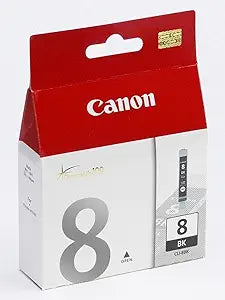 Canon CNMCLI8BK Black Ink Cartridge - Pixma Printers