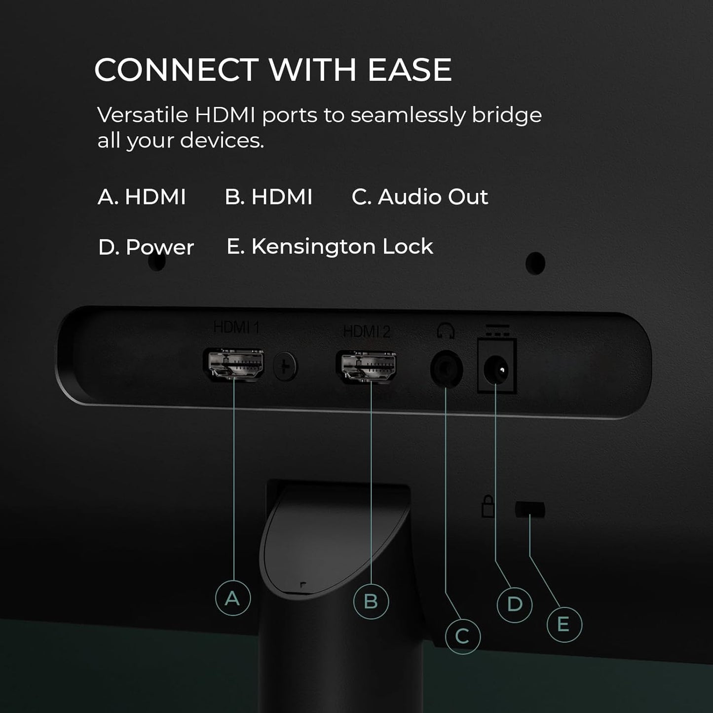 AOC 24B2H2 24" Frameless FHD 100Hz IPS Monitor