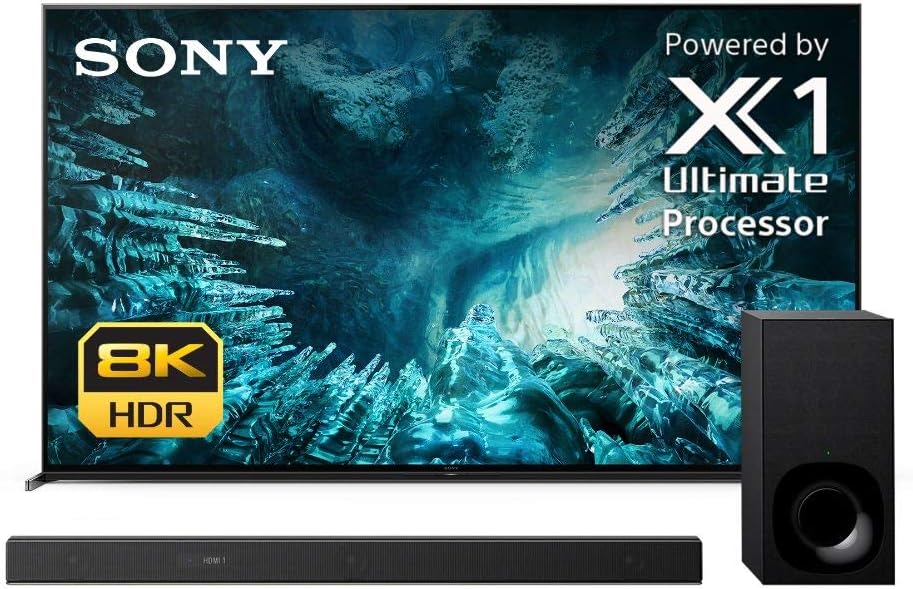 Sony Z8H 85" 8K TV with Z9F 3.1ch Sound Bar System