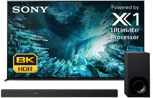 Sony Z8H 85" 8K TV with Z9F 3.1ch Sound Bar System