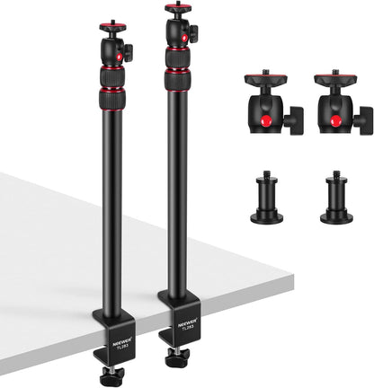 Neewer 10101565 Extendable Camera Desk Mount Stand 2-Pack
