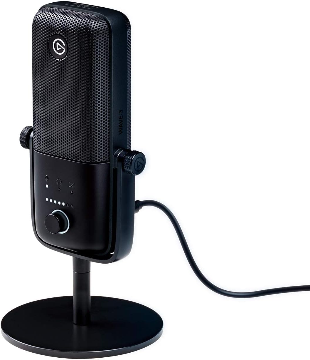 Elgato Wave:3 Premium USB Condenser Microphone Streaming