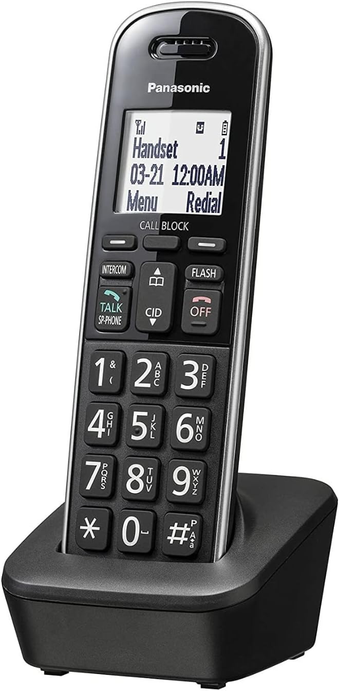 Panasonic KX-TGB852B Corded/Cordless Phone System with Answering Machine