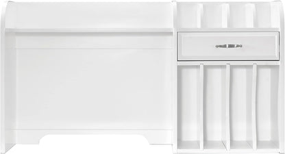 Lexicon 194840163589 Abbey Hutch with Organizers White