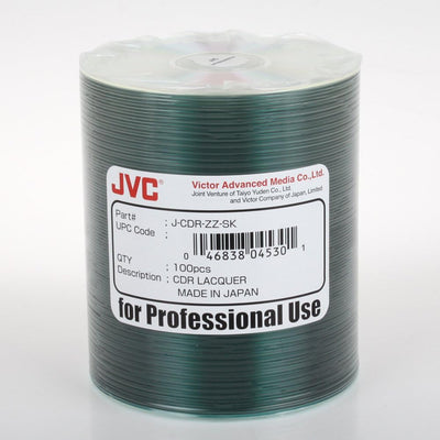 JVC Taiyo Yuden Silver CD-R 52X 700MB - 100 Pack