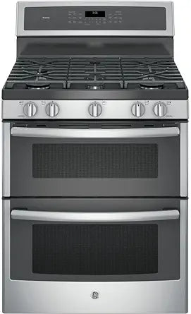GE PGB960SEJSS 30" Gas Sealed Burner Double Oven Range
