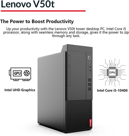 Lenovo 11QE V50t i5 Desktop - 32GB, 2TB SSD, Windows 11 Pro