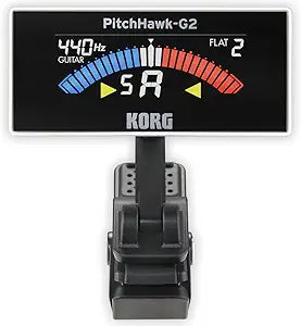 Korg AW3G2WH PitchHawk G2 Clip-On Guitar Tuner - White — main product image