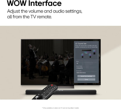 LG S40TR 4.1 Channel Soundbar - Wireless Subwoofer and Rear Speakers