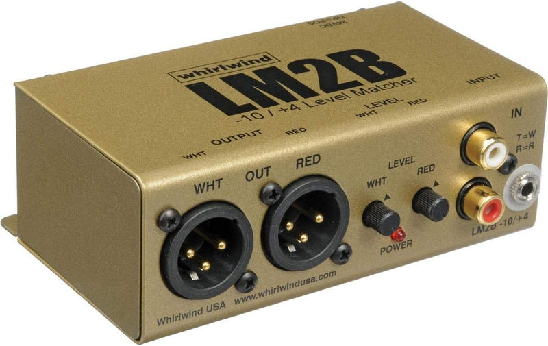 Whirlwind LM2B 2-Channel Unbalanced to Balanced Converter — main product image