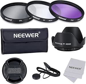 Neewer 10083847 49mm Lens Filter Accessory Kit