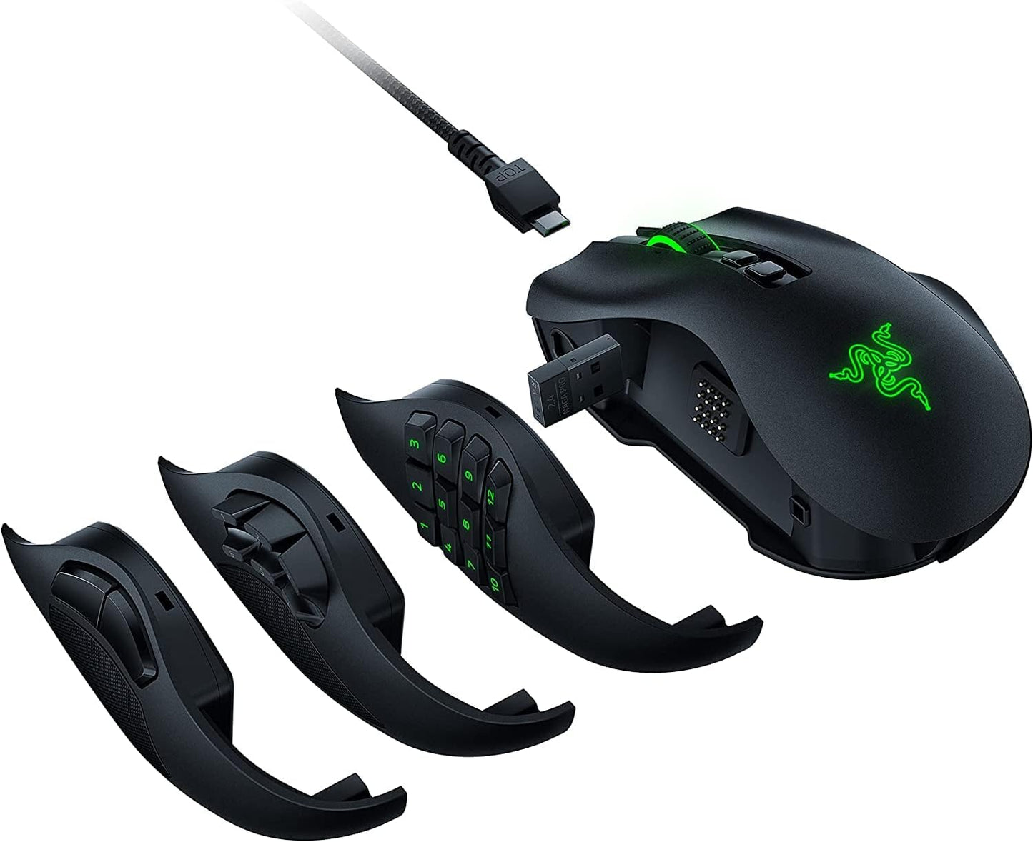 Razer RZ01-03420100-R3U1 Naga Pro Wireless Gaming Mouse