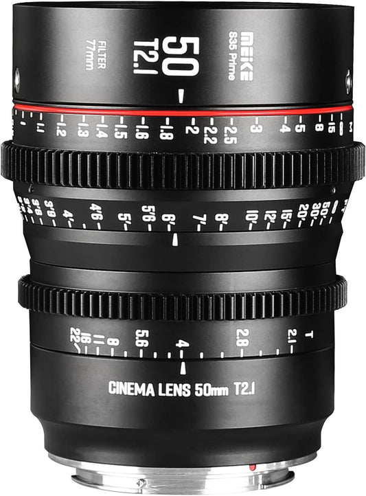 Meike Meike 50mm T2.1 S35 Prime Cinema Lens EF Mount