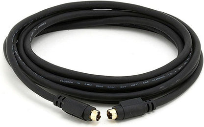 Monoprice 102527 12ft S-Video Cable M/M Gold Plated