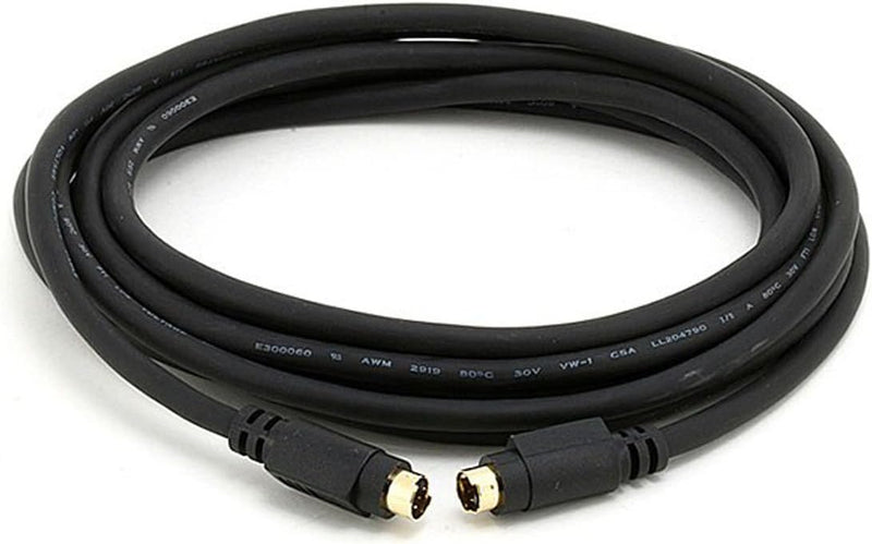 Monoprice 102527 12ft S-Video Cable M/M Gold Plated — main product image