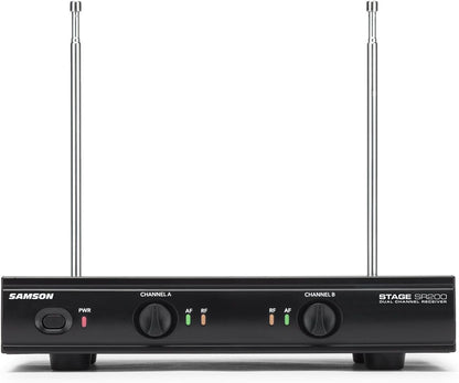 Samson SWS200HH C Stage 200 Dual Wireless Handheld Microphone System
