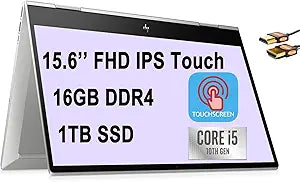 HP ENVY x360 - 15.6" FHD Touchscreen 2-in-1 Laptop