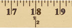 Westcott 636921-001 Wooden Yardstick with Brass Ends