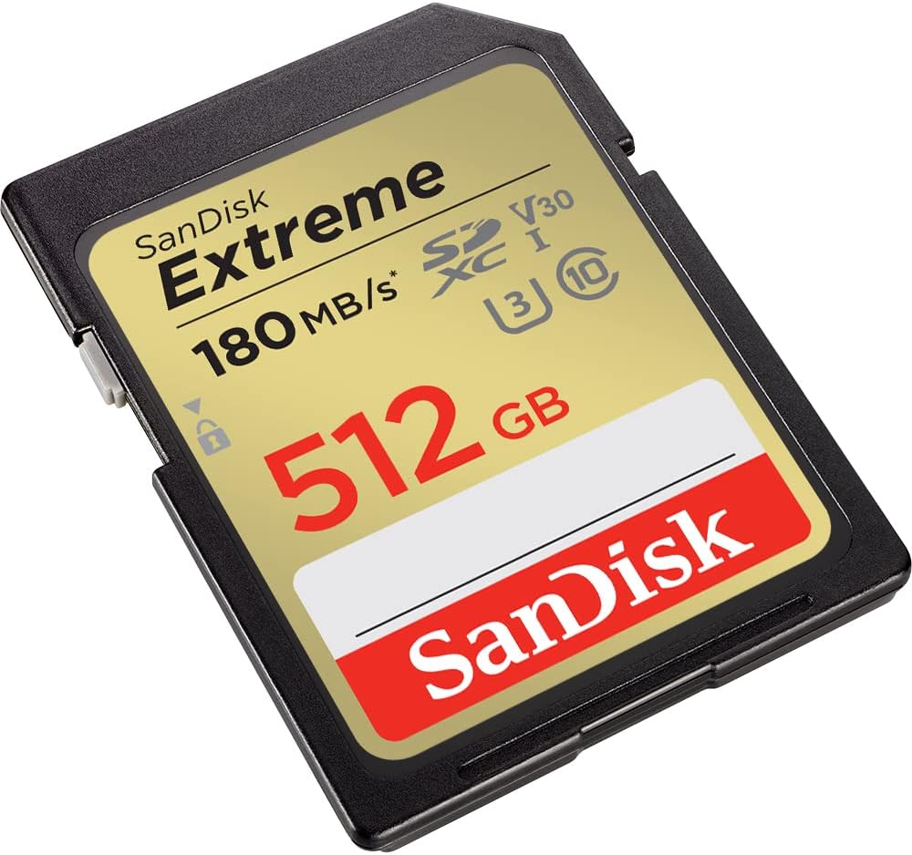 SanDisk SDSDXVV-512G-GNCIN 512GB Extreme SDXC UHS-I Card