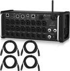 Behringer XAir XR18 Digital Mixer: iPad/Android, MIDAS Preamps + Cables