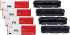 Canon CRG-046 CMYK Toner Set - Genuine Color Cartridge Bundle