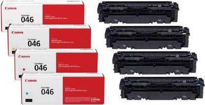 Canon CRG-046 CMYK Toner Set - Genuine Color Cartridge Bundle