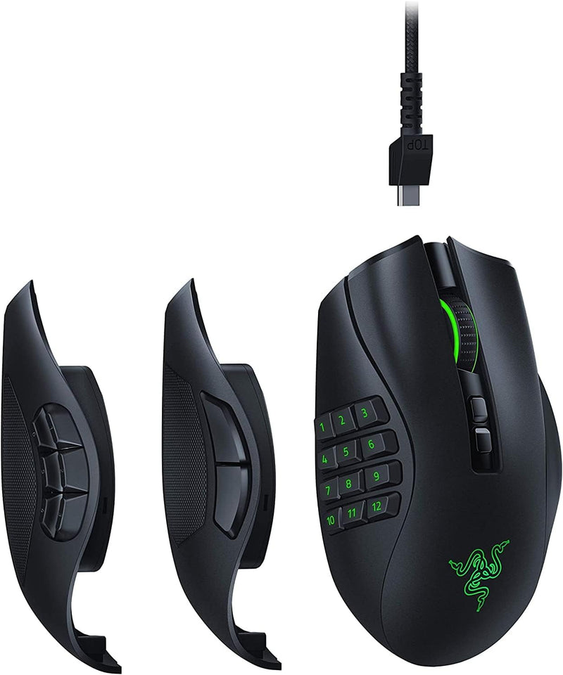 Razer RZ01-03420100 Naga Pro Wireless Modular Gaming Mouse — main product image