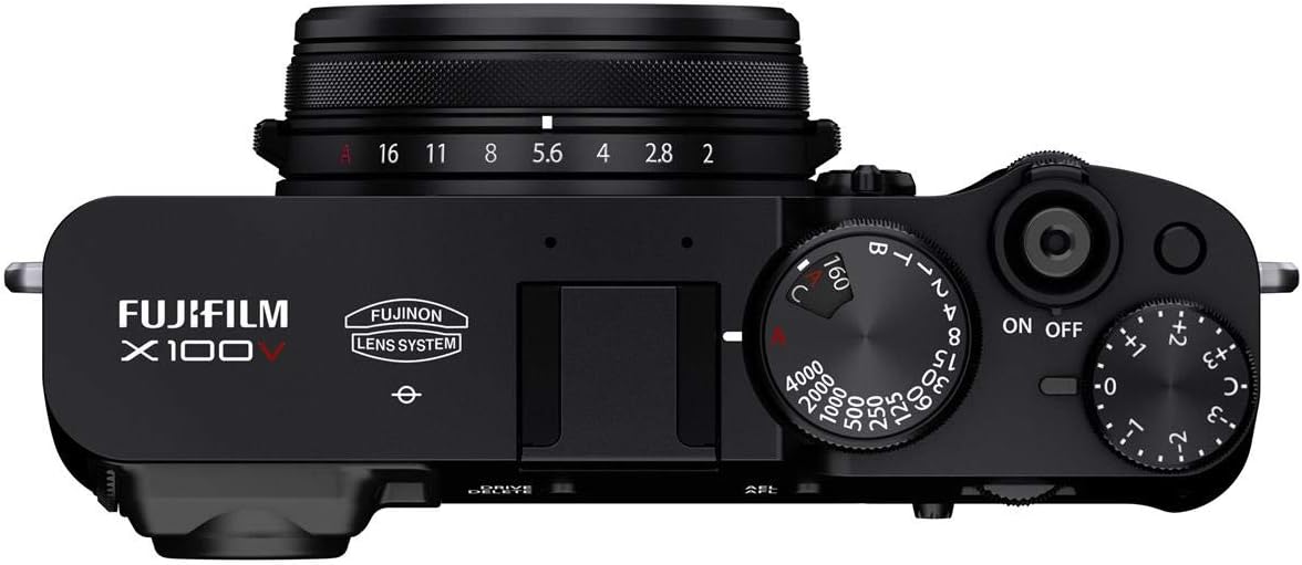 Fujifilm 16643000 X100V Black Digital Camera - 26.1MP, 4K Video