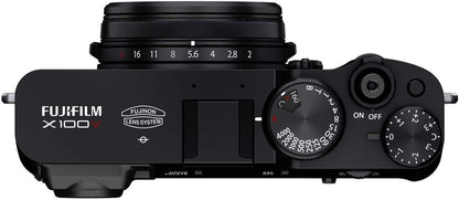 Fujifilm 16643000 X100V Black Digital Camera - 26.1MP, 4K Video
