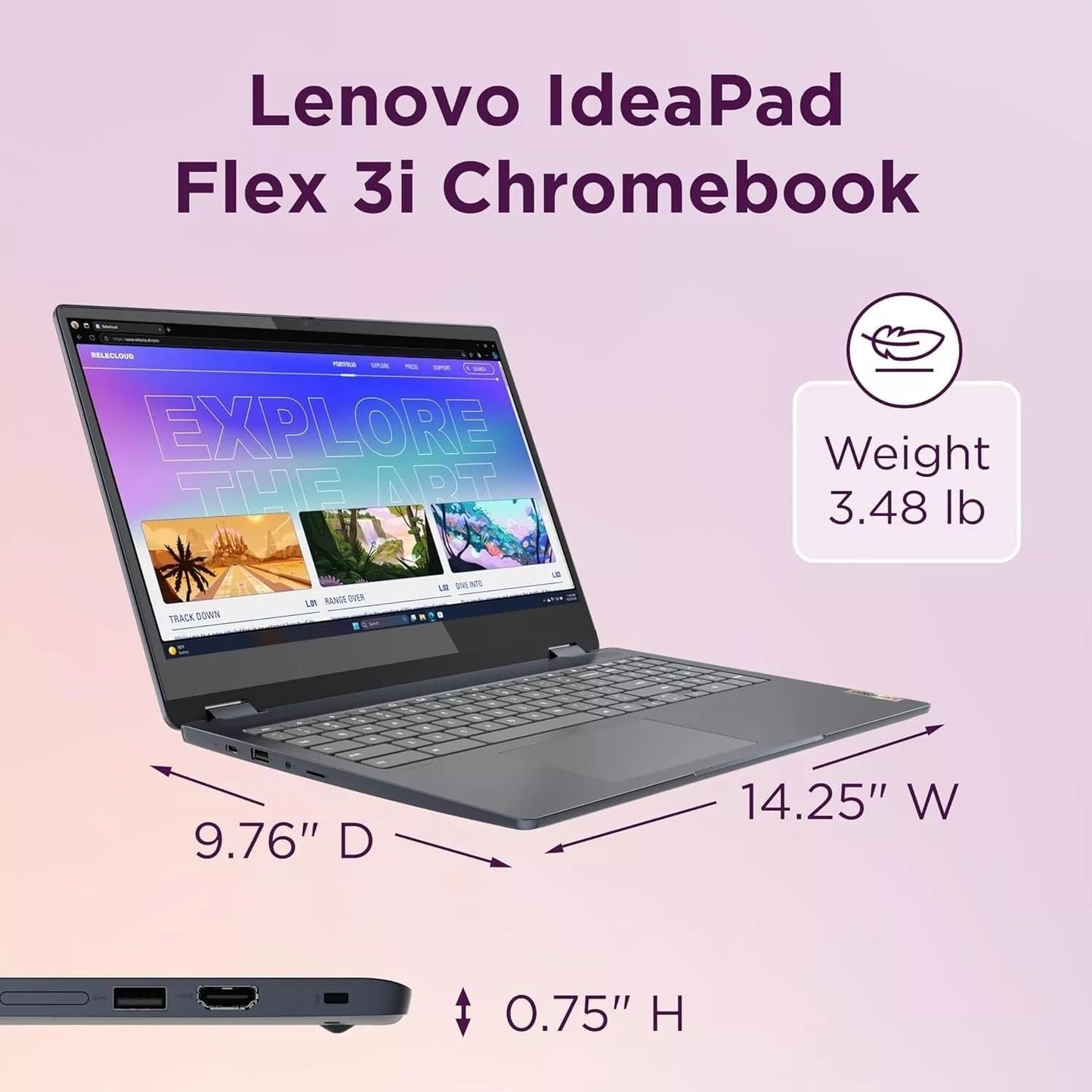 Lenovo IdeaPad Flex 3i 15.6" Touch Chromebook
