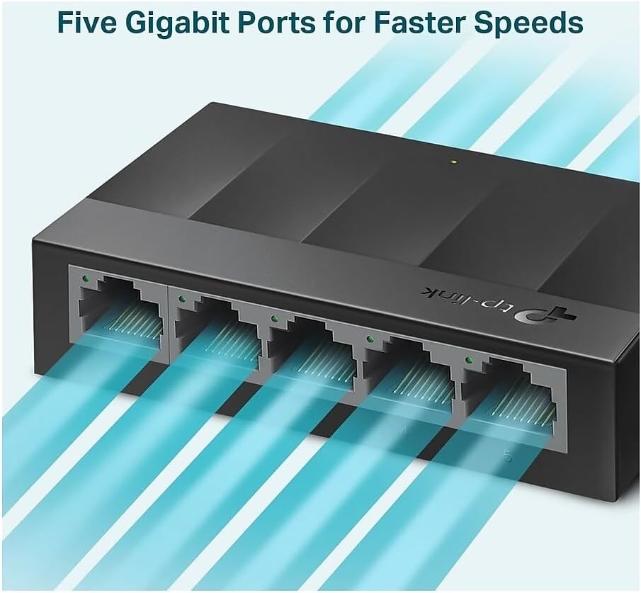 TP-Link LS1005G 5 Port Gigabit Ethernet Switch