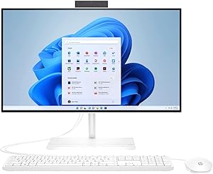 HP 24-cb0011 Renewed All-in-One Desktop Celeron J4025