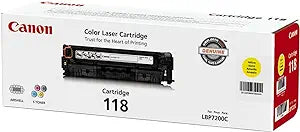 Canon 118 Original Toner Cartridge Yellow