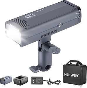 NEEWER 10101085 Q3 200Ws TTL Flash - Portable Monolight