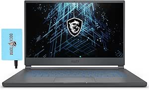 MSI Stealth 15M Laptop, i7-11375H, 32GB RAM, 2TB SSD, RTX 3060, Win 11 Pro