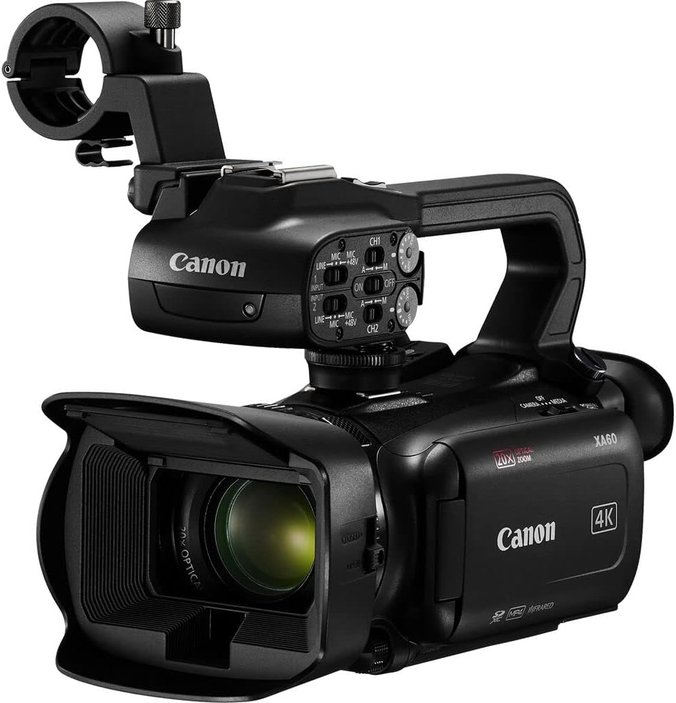 Canon 5733C002 XA60 4K Professional Camcorder Bundle