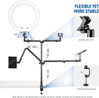 Neewer 10103795 Overhead Camera Mount Stand Phone Holder