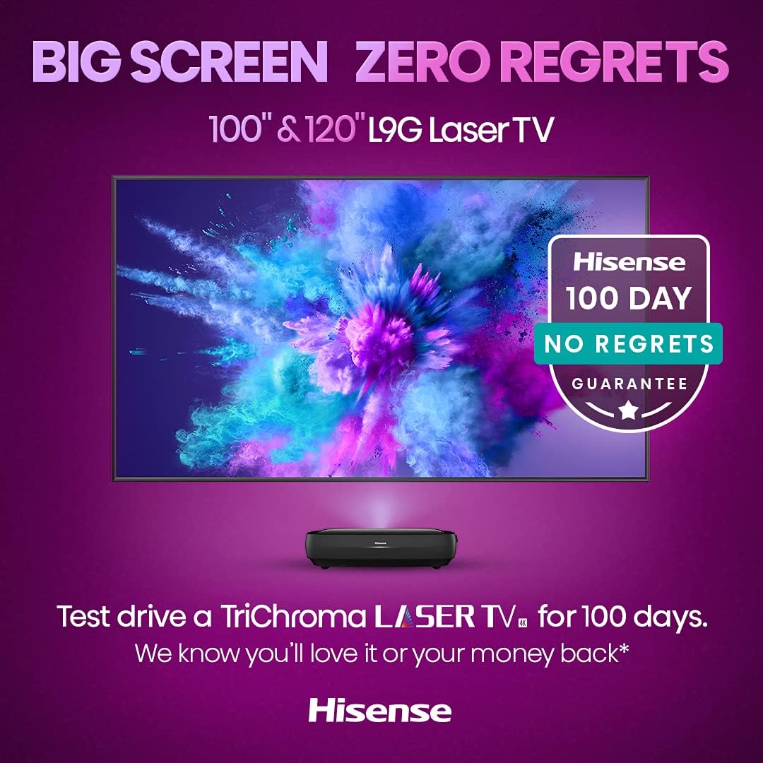 Hisense 1009G-DLT100A L9 Series TriChroma Laser TV 100-Inch