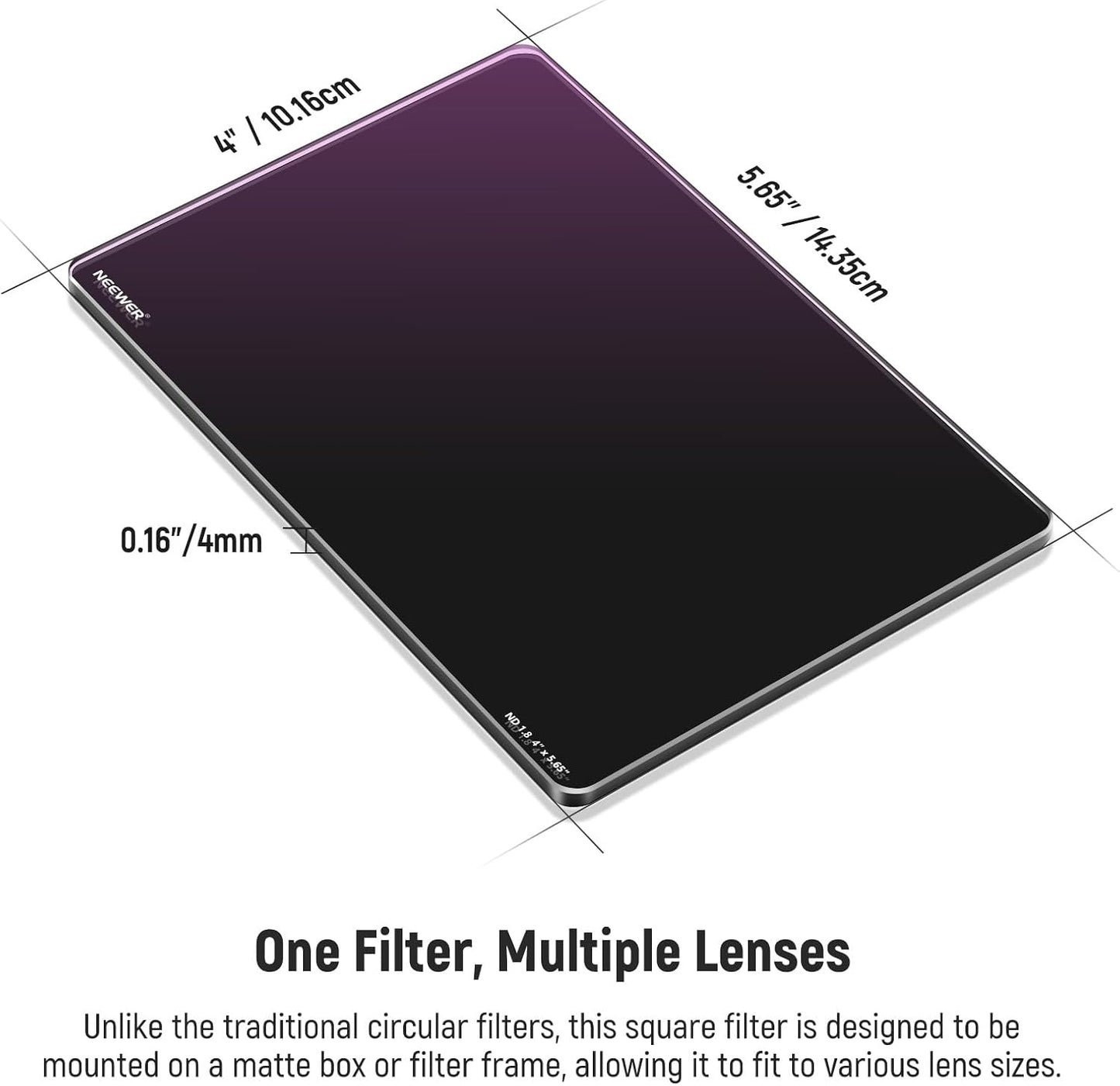 Neewer NW SERIES S ND Filter Kit 4x5.65"