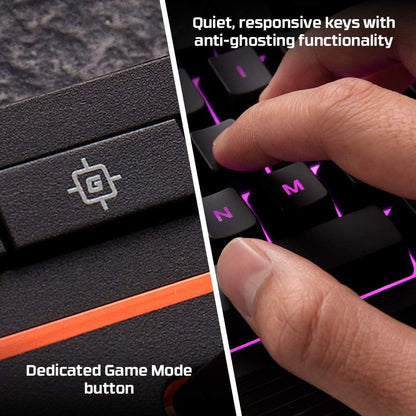HyperX HX-KB5ME2 Alloy Core RGB Membrane Gaming Keyboard