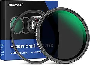 Neewer 10101576 82mm Magnetic Variable ND2-ND32 Filter