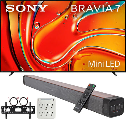 Sony E2SNK55XR70 55" BRAVIA 7 4K QLED Mini-LED TV Bundle