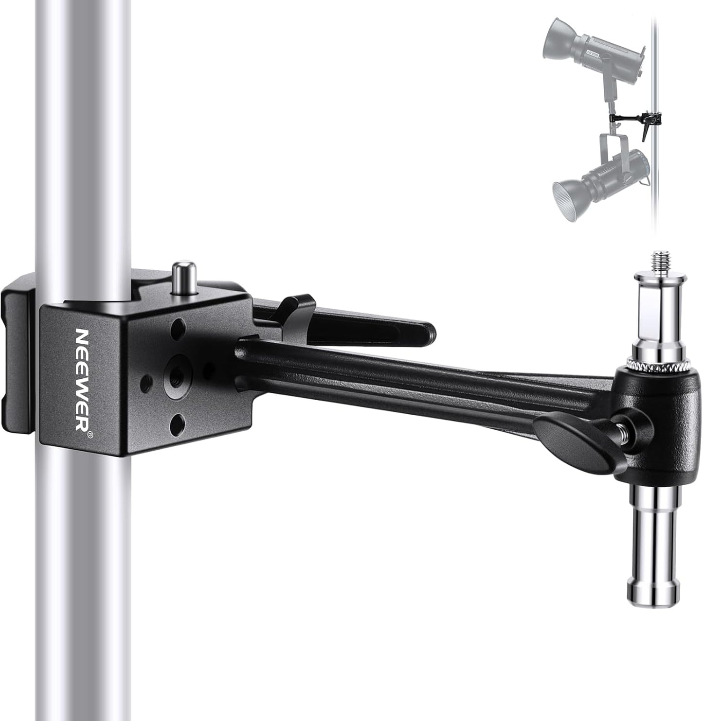 Neewer 10104467 Super Clamp 6" Extension Arm