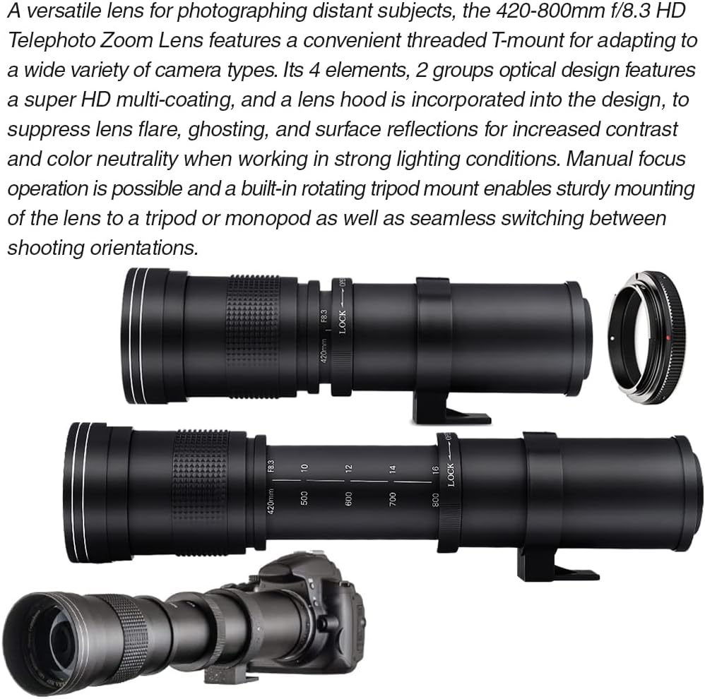 Canon EOS Rebel T8i DSLR Camera Lens Bundle